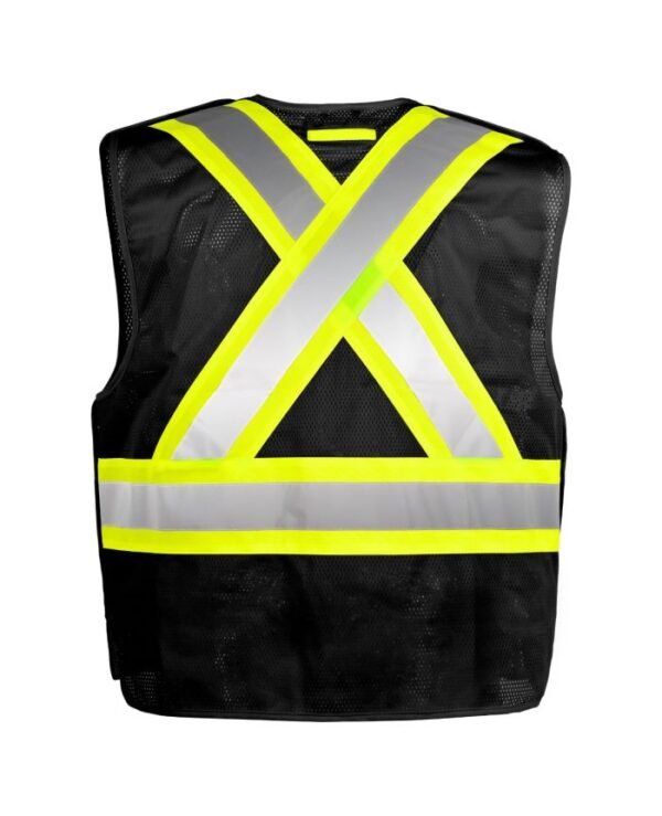 Hi-Vis 5 Point Tear Away Mesh Vest - Image 5