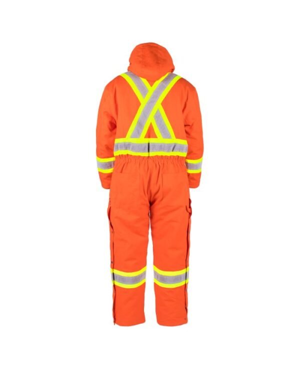 Hi-Vis Lined Canvas Coverall - Image 3