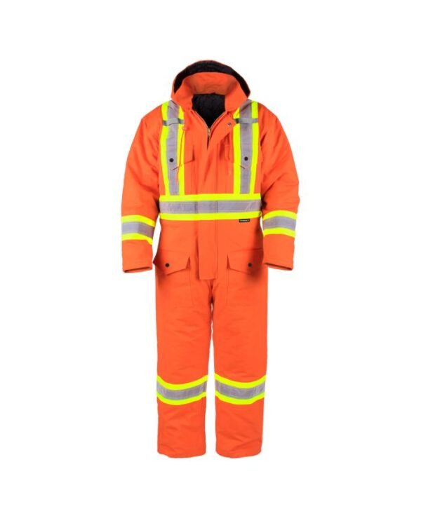Hi-Vis Lined Canvas Coverall