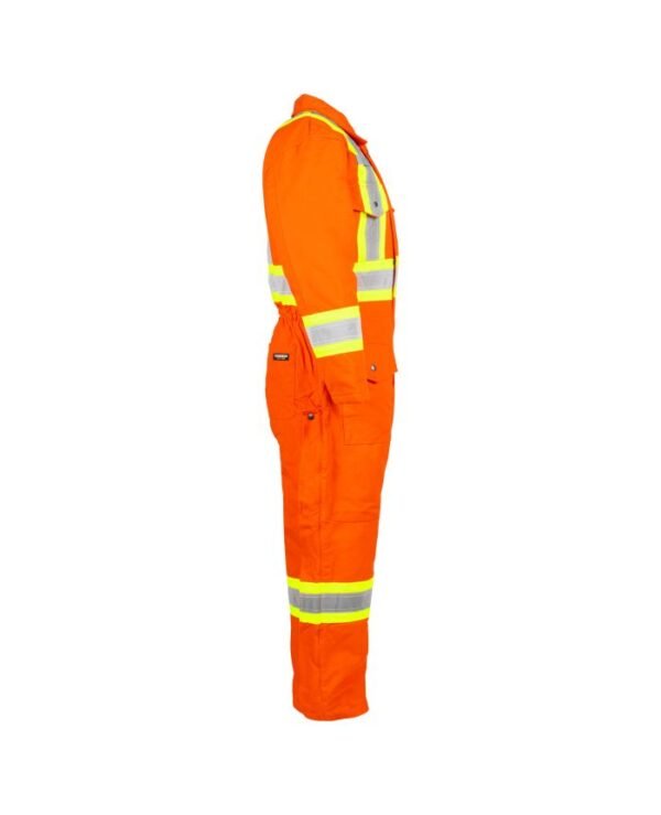 Hi-Vis Lined Canvas Coverall - Image 2